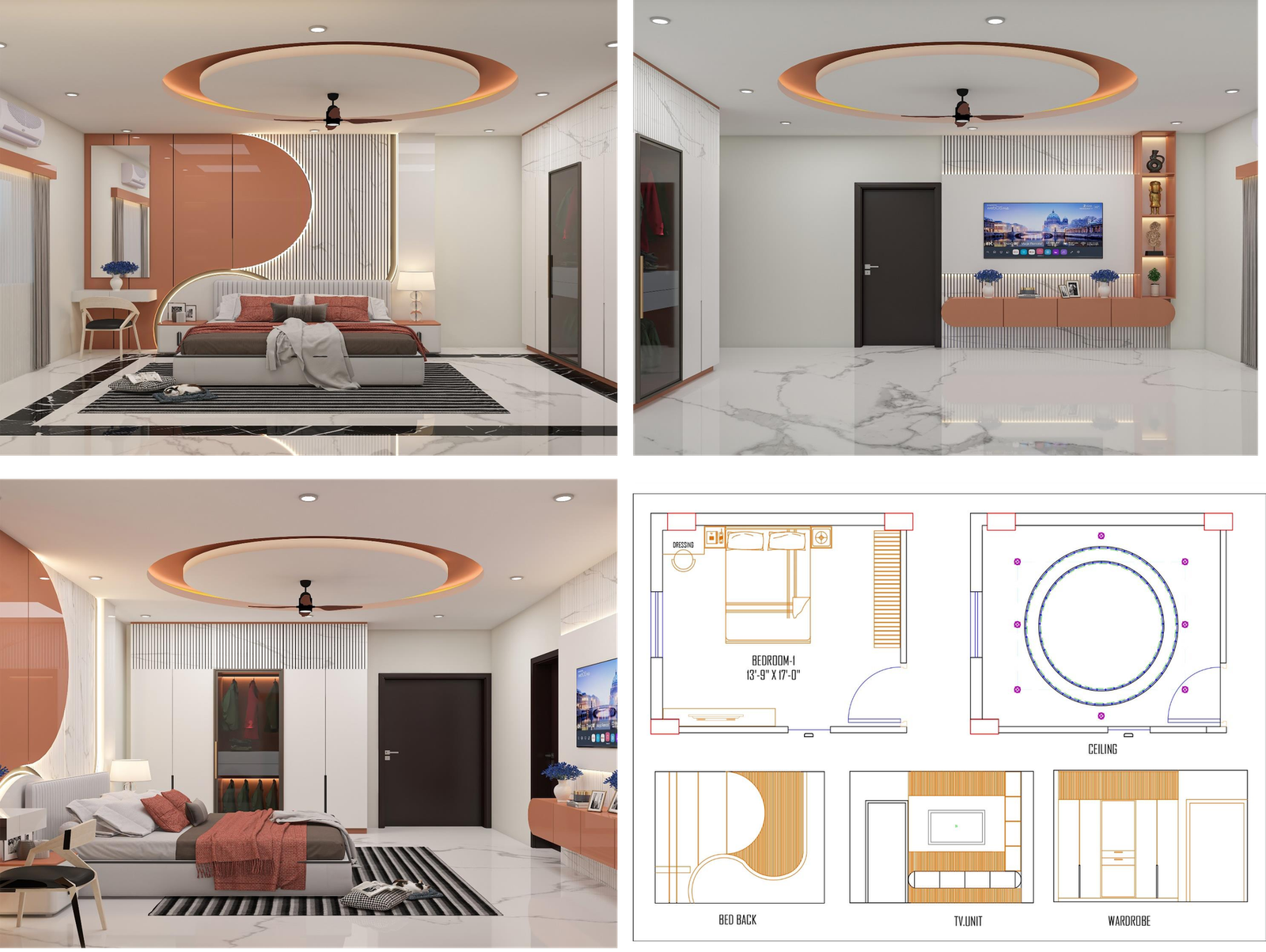 02 Interior Design Floor Plan Collage