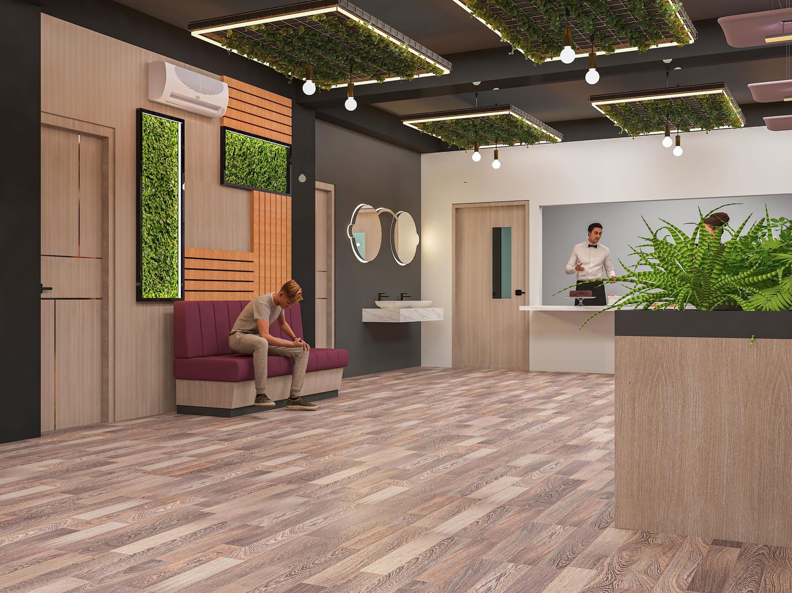 17 Modern Cafe Seating Interior